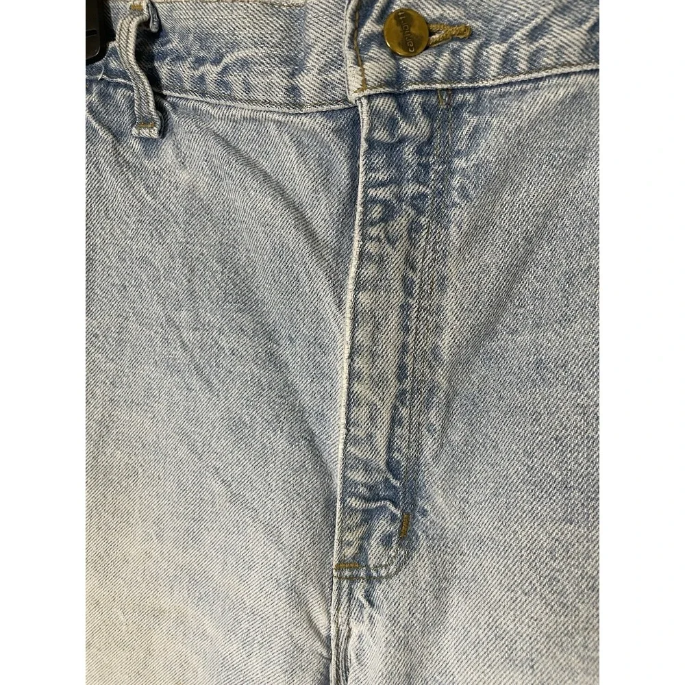 Vintage 90s Carhartt Size 38 B29STW Denim carpenter Shorts Jorts Distressed Work
